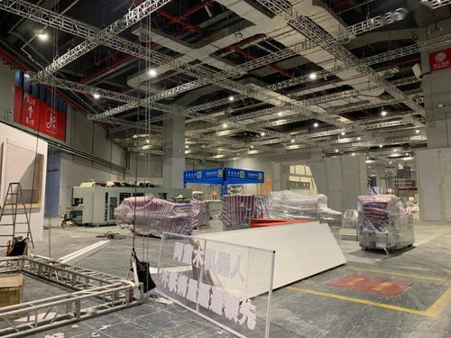 上海國際食品加工包裝機械展布展火熱進行中 施工現(xiàn)場展現(xiàn)科技魅力